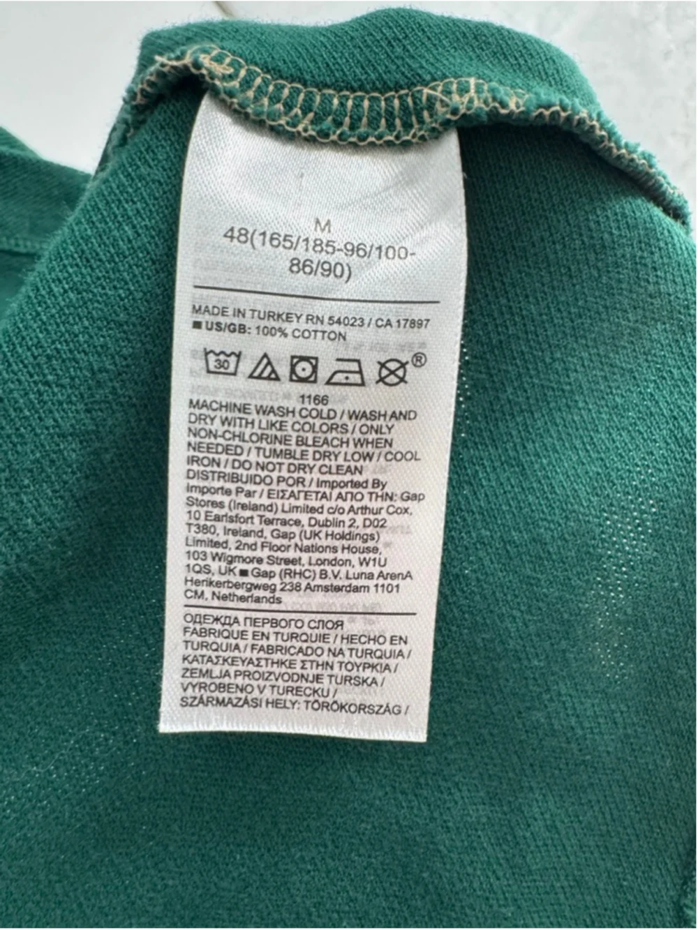 Banana Republic Men's Color Block Pique Polo Medium Green Navy